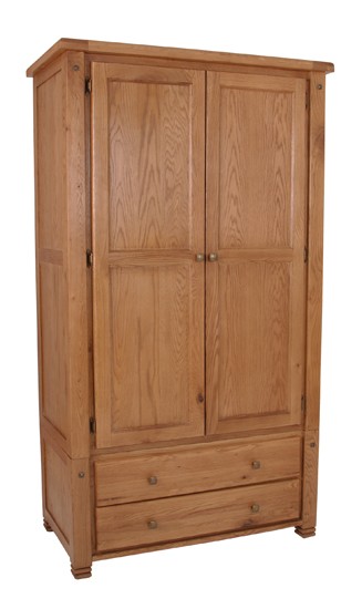 Solid Oak Double Wardrobe Bedroom Furniture Northern Ireland